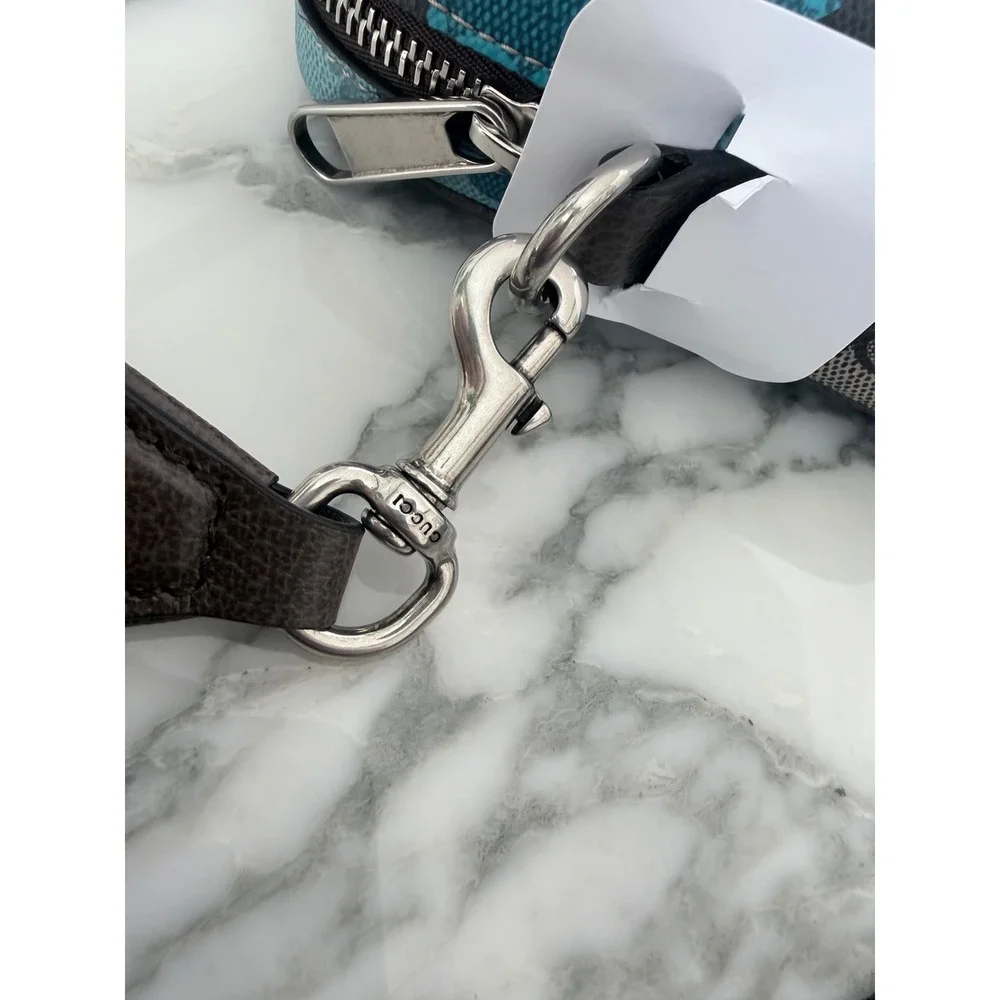 Gucci GG Marbled Pop Camo Crossbody Bag Blue Brown 839155 FAFHF 001